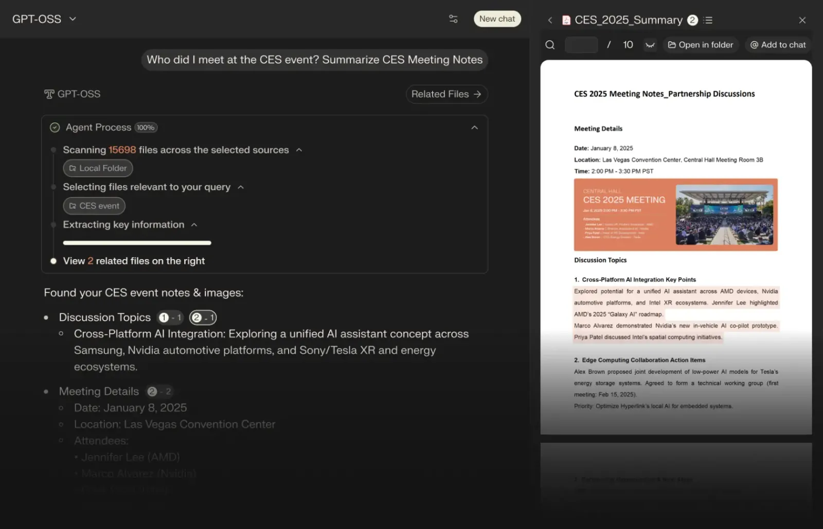Hyperlink desktop app preview