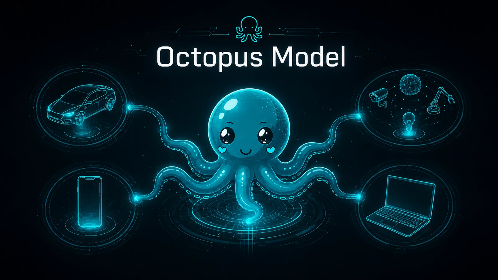 Octopus model illustration