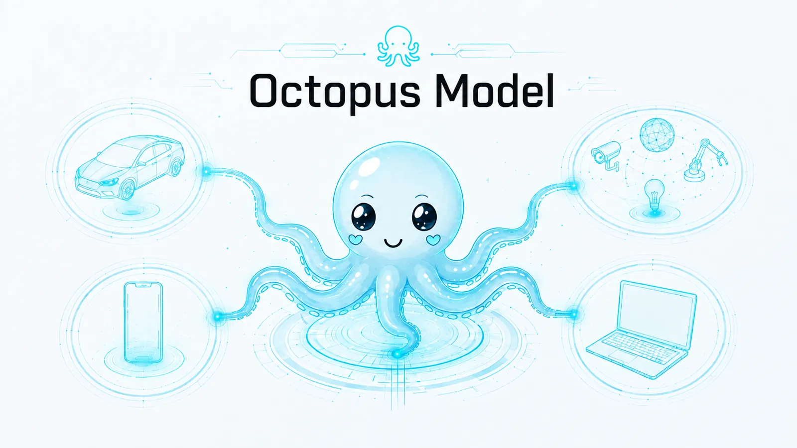 Octopus model illustration